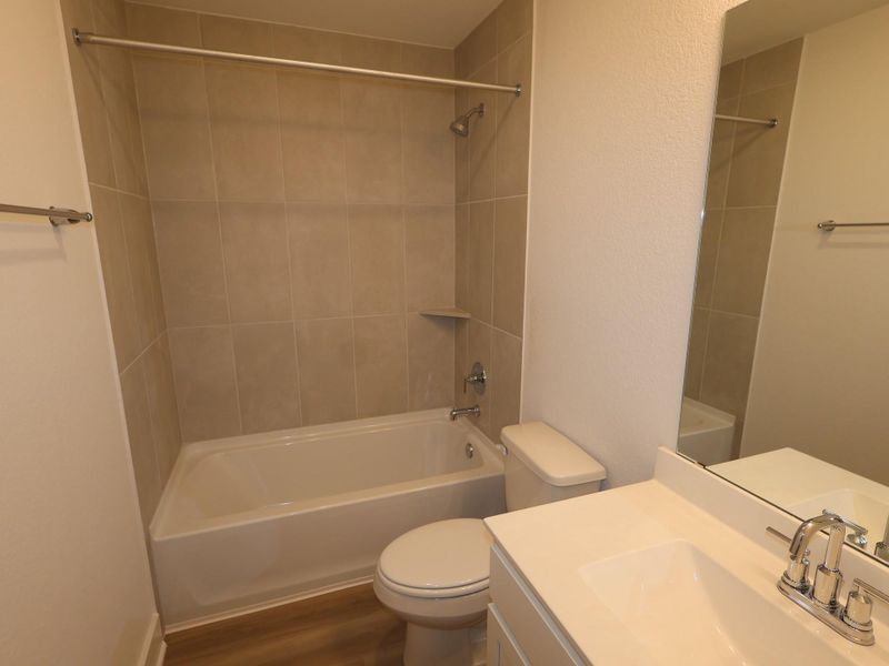 Furnished interior view inside a new home in Lone Star Landing, Montgomery (Image 11). Furnished interior view inside a new home in Lone Star Landing, Montgomery (Image 11).