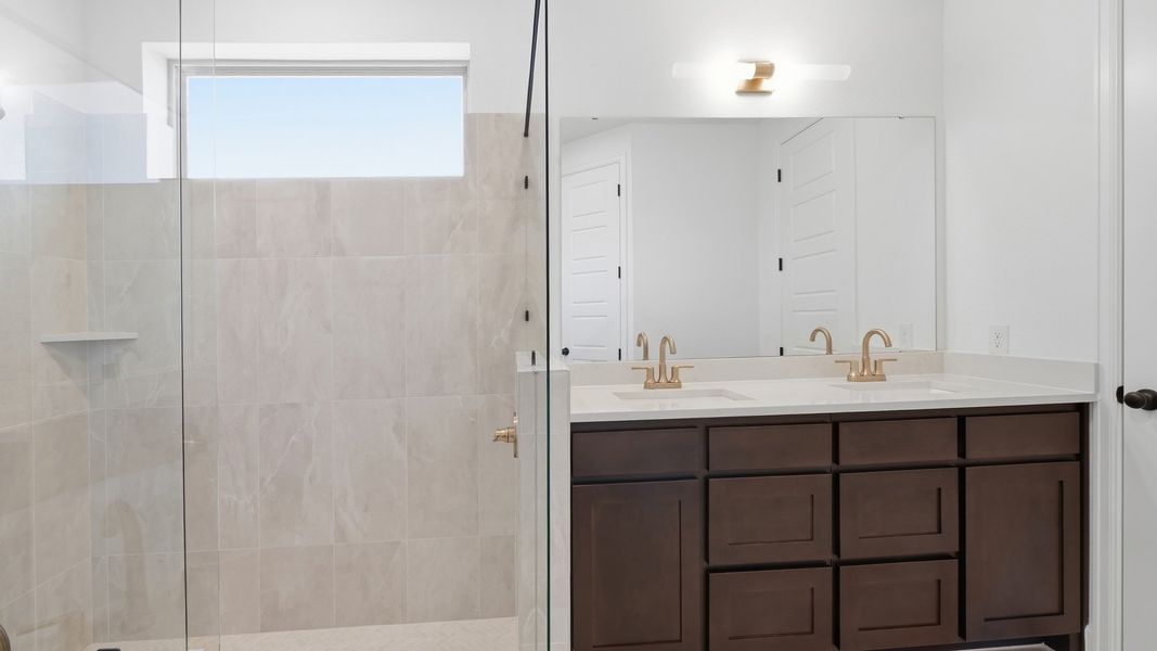 Furnished interior view inside a new home in Trinity Falls, McKinney (Image 13).