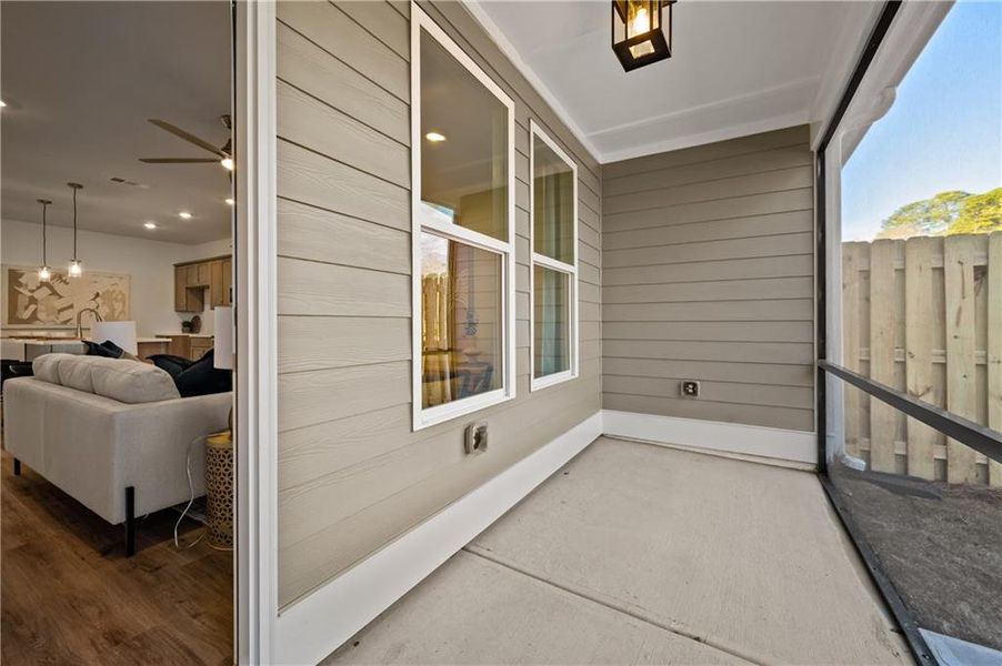 Exterior details and patio area of a home in , Cartersville (Image 3).