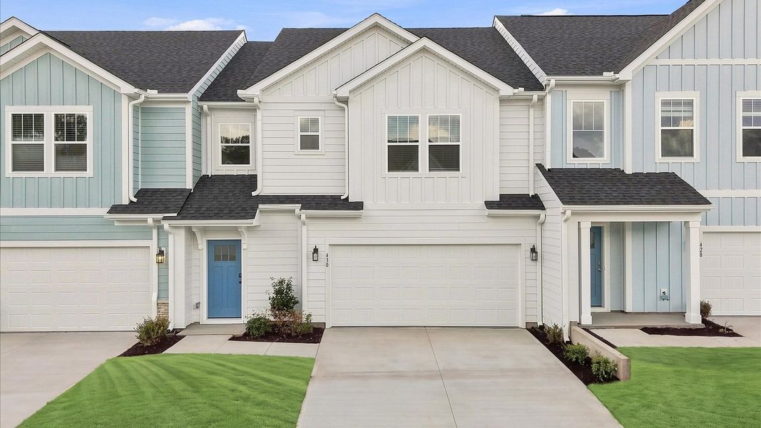 Memorable first impression with elegant exterior design and exceptional materials at Village at Midway Memorable first impression with elegant exterior design and exceptional materials at Village at Midway