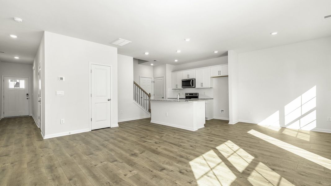 Spacious, unfurnished interior of a new home in Brightwood Farm, Whitsett (Image 12).