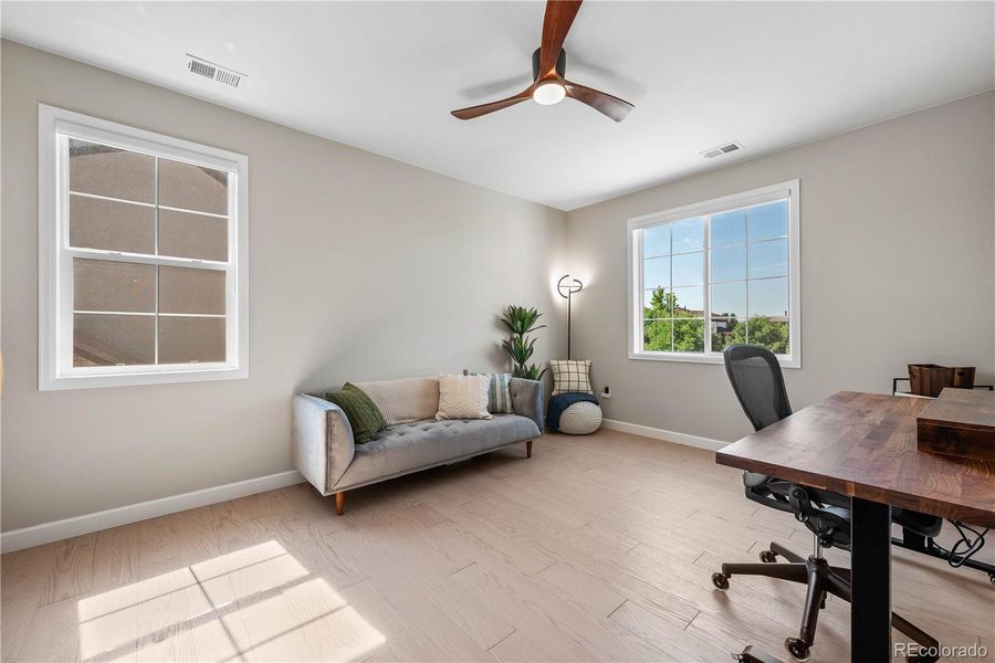 Large Bedroom with Walk in Closet and attached Jack and Jill bathroom