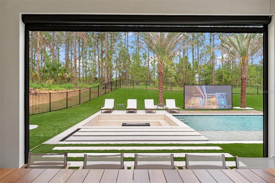 Exterior details and patio area of a home in , Montverde (Image 48).