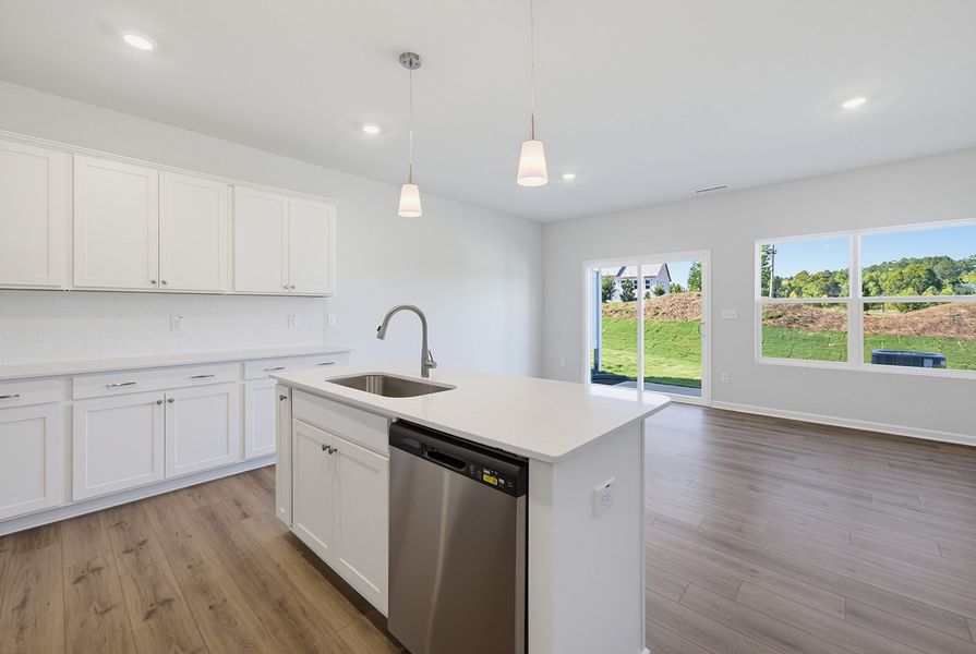 Furnished interior view inside a new home in Sweetbrier, Durham (Image 7).