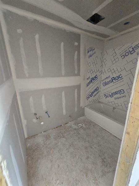 In-progress construction of a new home in Morningstar, Aledo, TX (Image 12).