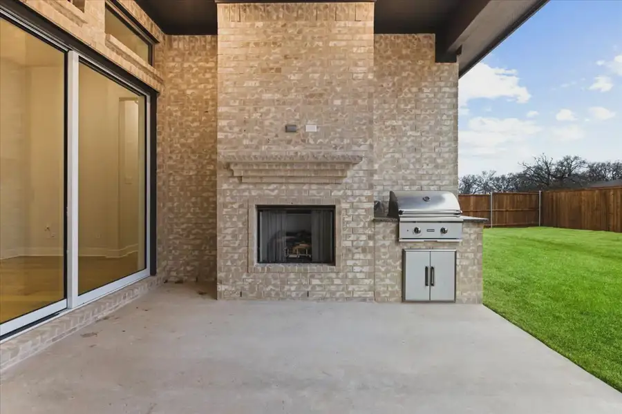 Representative exterior details of a home built from the Sophia II by Chesmar Homes in The Vines, Haslet (Image 2). Representative exterior details of a home built from the Sophia II by Chesmar Homes in The Vines, Haslet (Image 2).