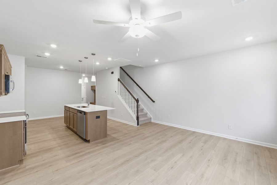 Furnished interior view inside a new home in Lakeview Village, Charlotte (Image 7).