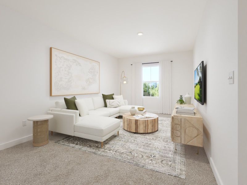 Furnished interior view inside a new home in Station Hill - Estate Series, Franklin (Image 7).