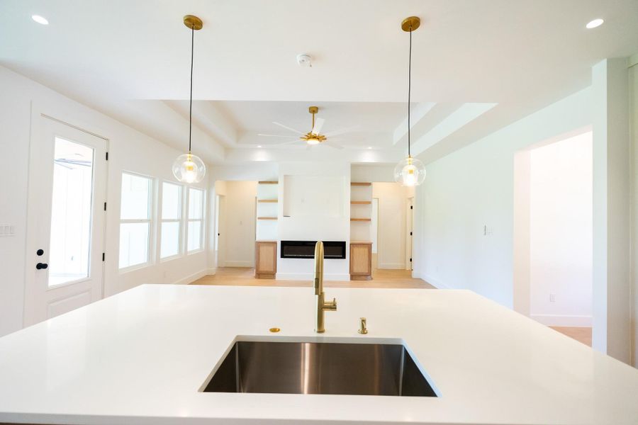 Close-up of interior finishes inside a home in , Pasadena (Image 18).