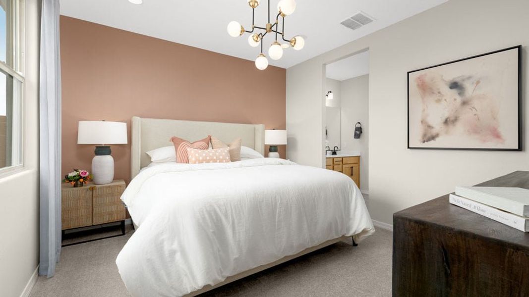 Representative furnished interior of a home built from the Fairway by Taylor Morrison in Artisan at Asante Vista Collection, Surprise (Image 8).