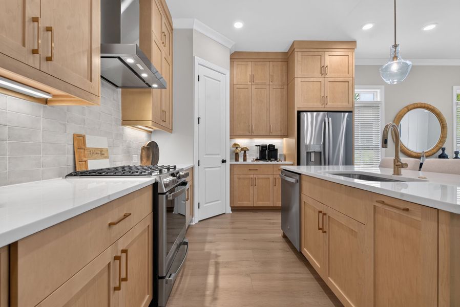 Representative furnished interior of a home built from the The Benton IV by The Providence Group in Ward's Crossing Townhomes, Johns Creek (Image 20).