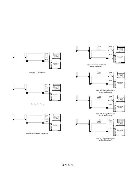 2D floor plan layout of this home in Combs Ranch, San Tan Valley, AZ (Image 3).