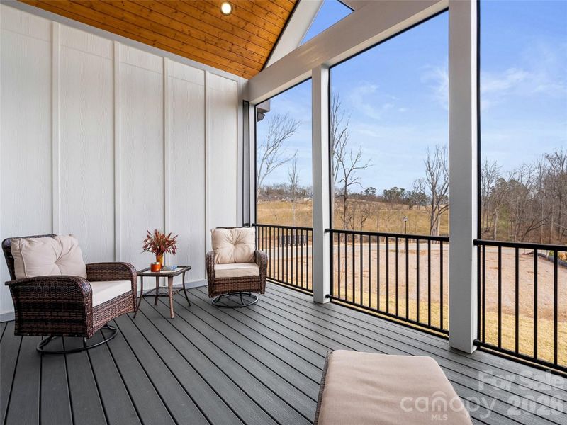 Exterior details and patio area of a home in , Arden (Image 4).