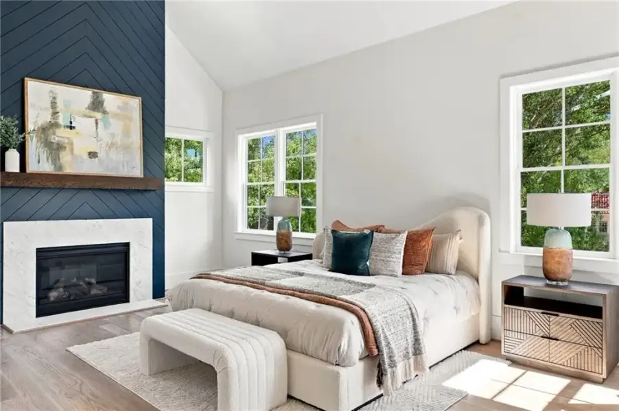 Furnished interior view inside a new home in , Atlanta (Image 49).