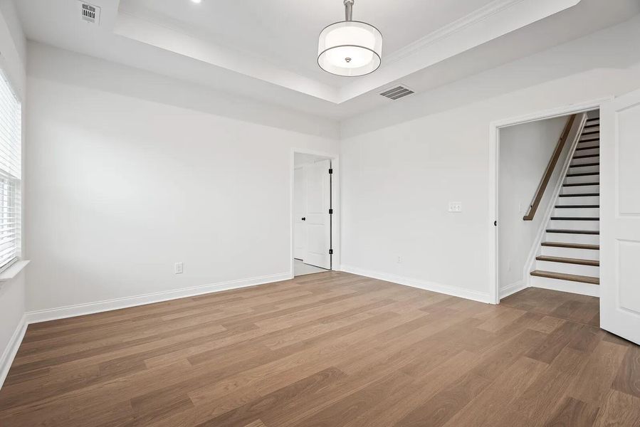 The Oakland B Primary Suite Bedroom The Oakland B Primary Suite Bedroom