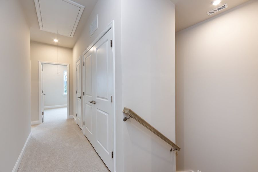 Spacious, unfurnished interior of a new home in Archer Row, Charlotte (Image 37). Spacious, unfurnished interior of a new home in Archer Row, Charlotte (Image 37).