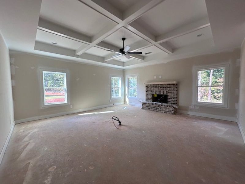 In-progress construction of a new home in Deer Creek, Moreland, GA (Image 5). In-progress construction of a new home in Deer Creek, Moreland, GA (Image 5).
