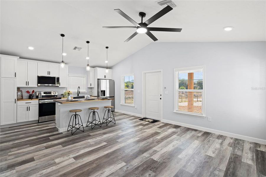 Furnished interior view inside a new home in , Okeechobee (Image 11).