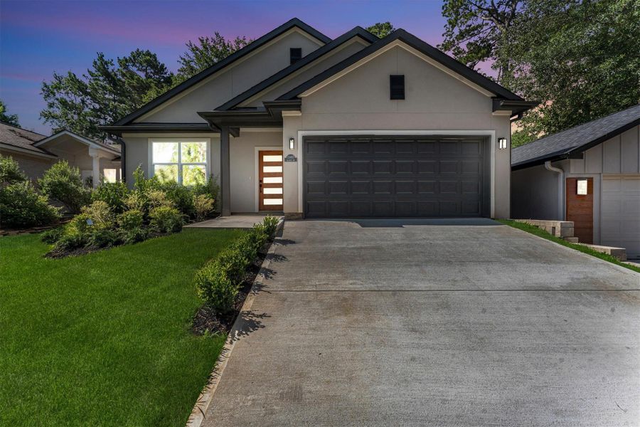 Front exterior of a new home in , Montgomery, TX, highlighting curb appeal (Image 28). Front exterior of a new home in , Montgomery, TX, highlighting curb appeal (Image 28).