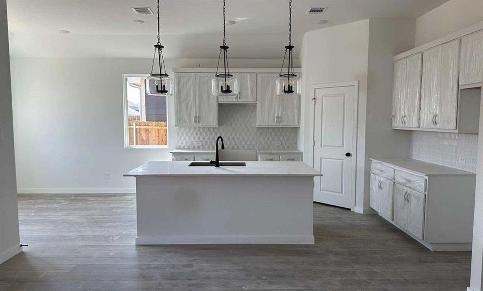 Kitchen Construction Progress featuring the Harmony Collection