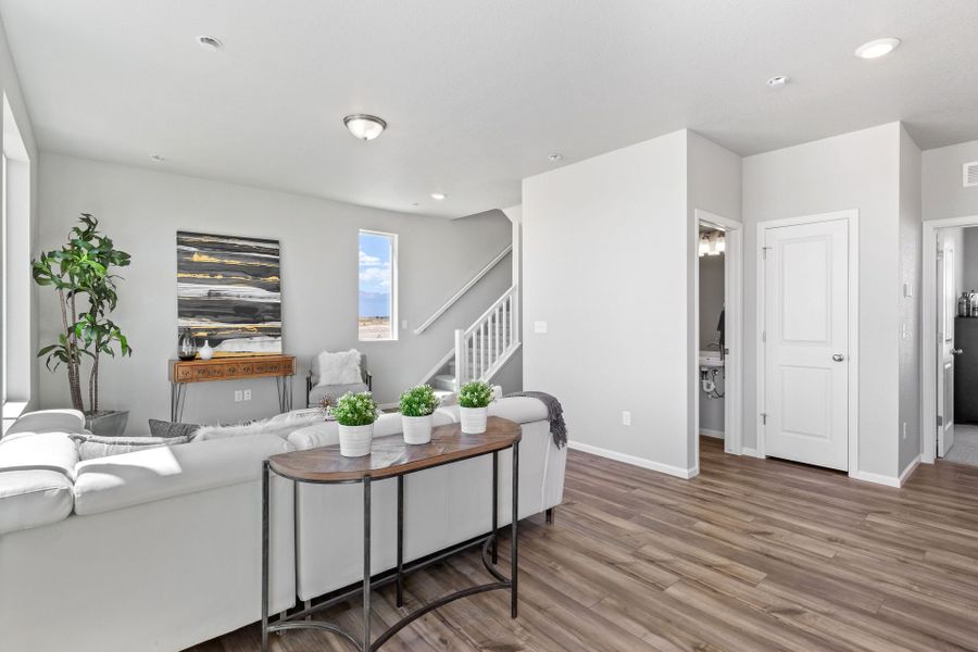 Furnished interior view inside a new home in Green Valley Ranch, Aurora (Image 11).