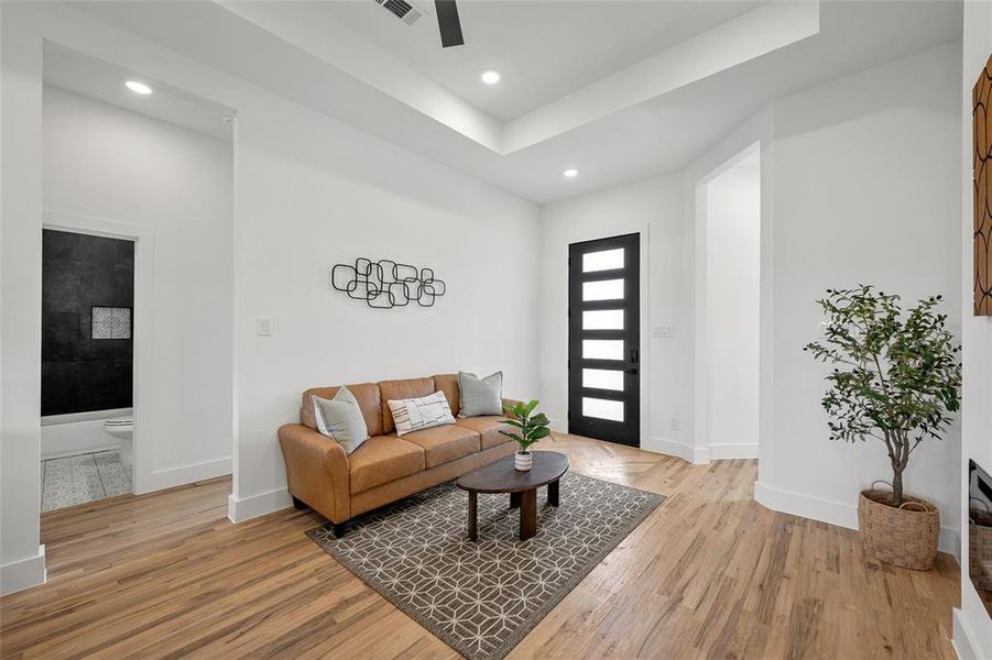 Furnished interior view inside a new home in , Hillsboro (Image 8).