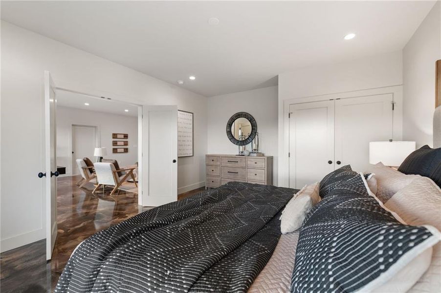 Furnished interior view inside a new home in , Morganton (Image 26).