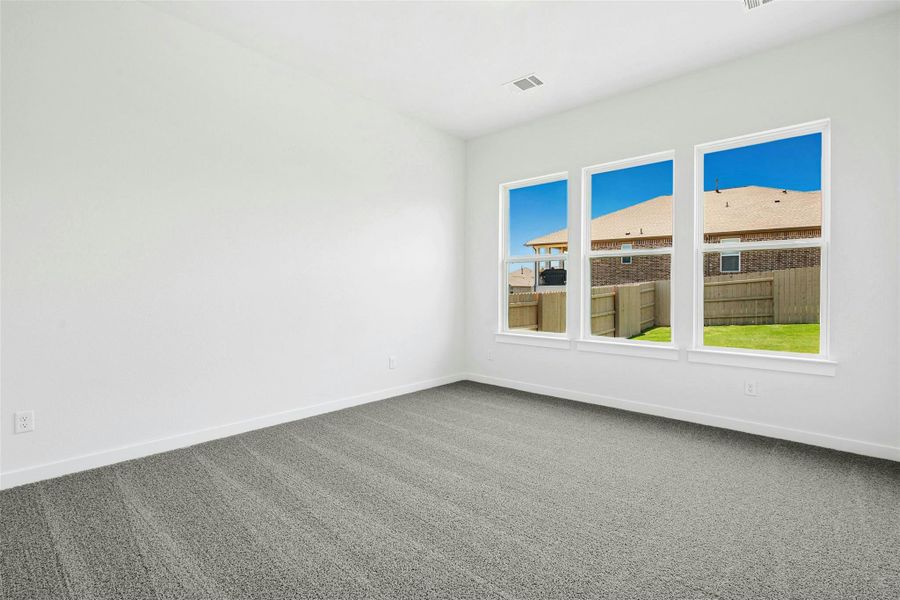 Spacious, unfurnished interior of a new home in The Colony, Bastrop (Image 20). Spacious, unfurnished interior of a new home in The Colony, Bastrop (Image 20).