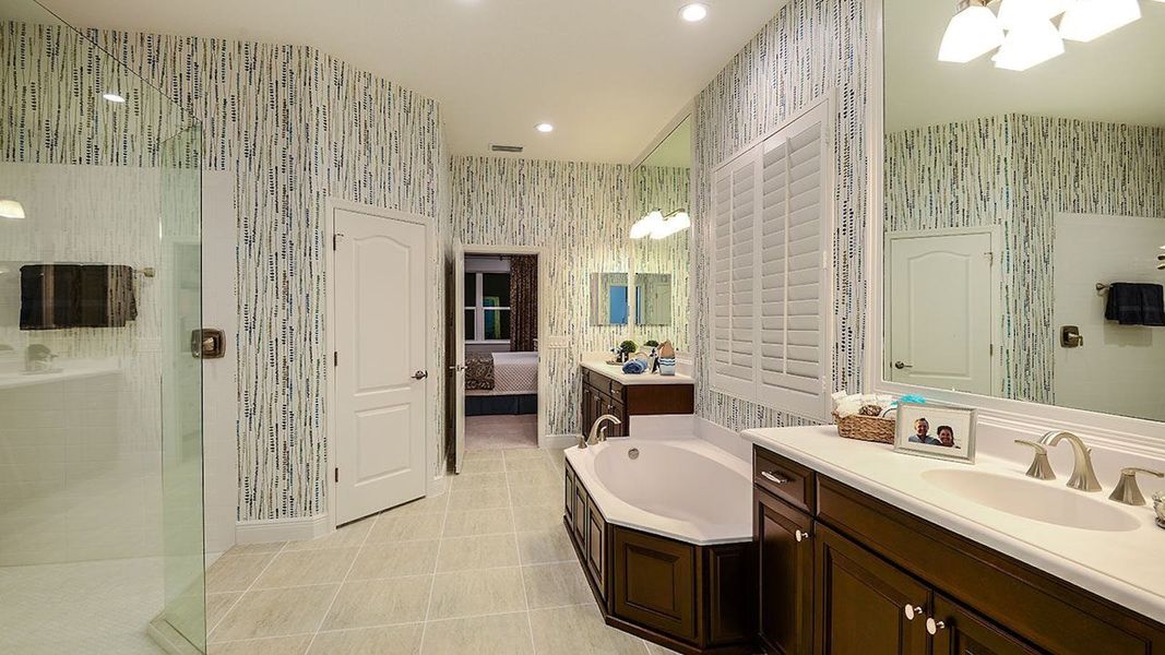 Furnished interior view inside a new home in SkySail Real Estate and Homes for Sale in Naples, FL - Neal Communities, Naples (Image 12).