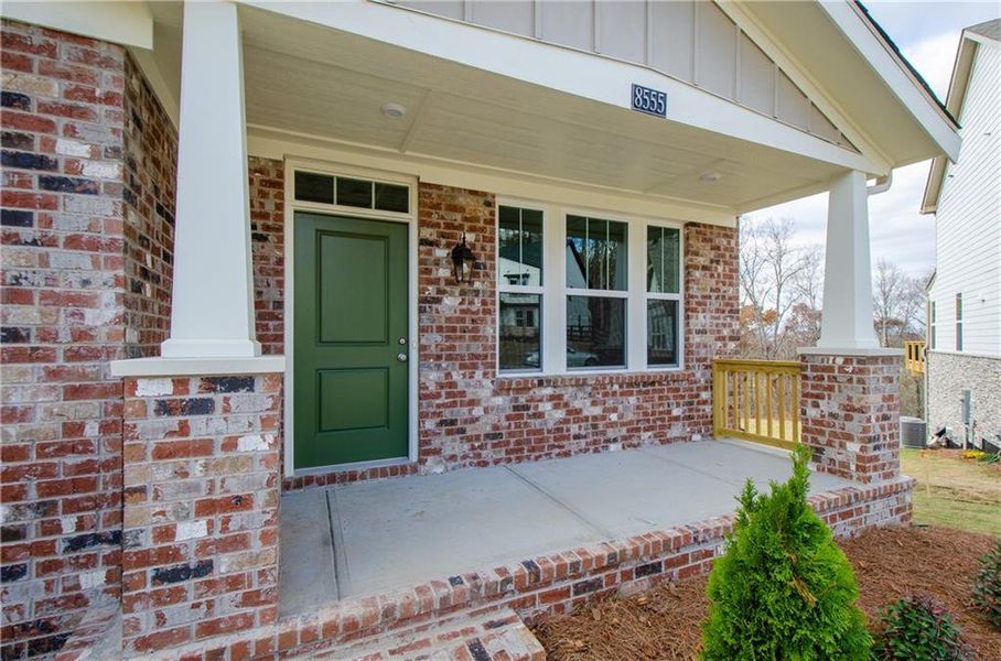 Front exterior of a new home in , Ball Ground, GA, highlighting curb appeal (Image 28).