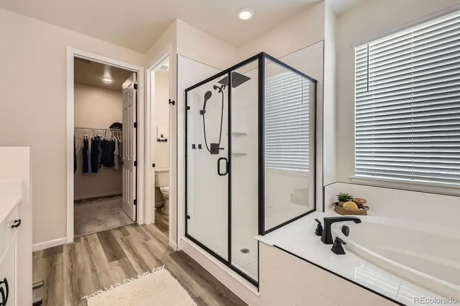 Furnished interior view inside a new home in Haskins Station, Arvada (Image 10).