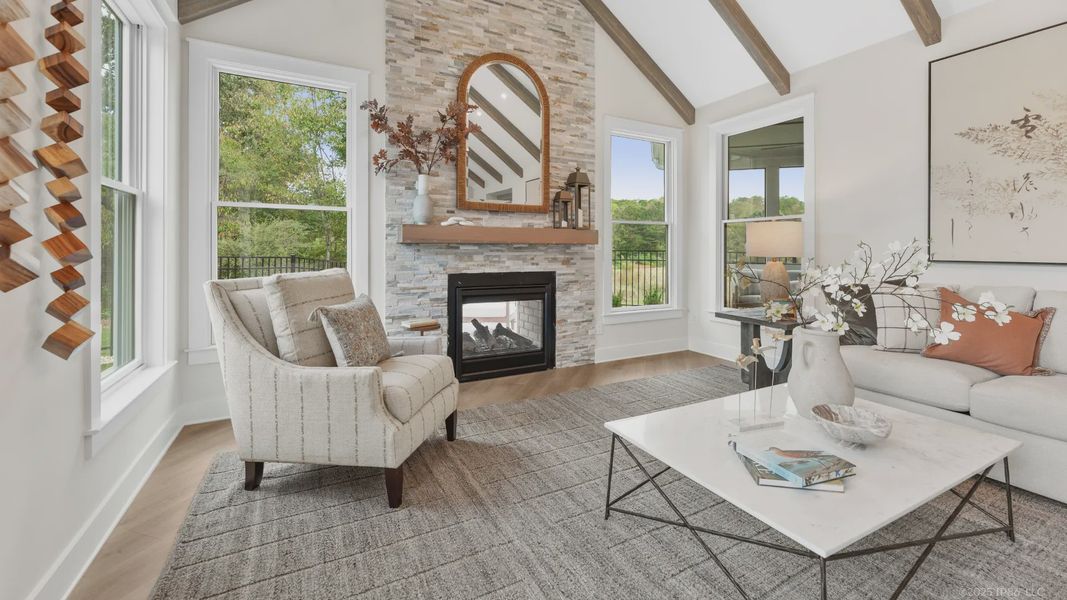 Representative furnished interior of a home built from the Provenance by Epcon Communities in The Courtyards by The Manor, Alpharetta (Image 21).