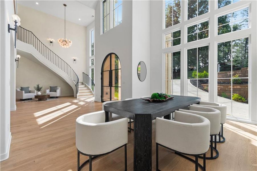 Furnished interior view inside a new home in , Alpharetta (Image 57).