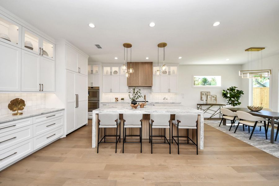 Furnished interior view inside a new home in , Houston (Image 8).