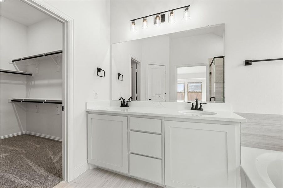 Furnished interior view inside a new home in West Crossing, Anna (Image 11). Furnished interior view inside a new home in West Crossing, Anna (Image 11).