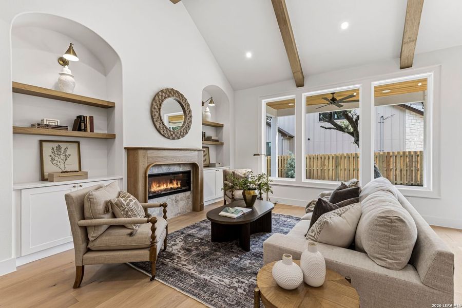 Furnished interior view inside a new home in , San Antonio (Image 37).