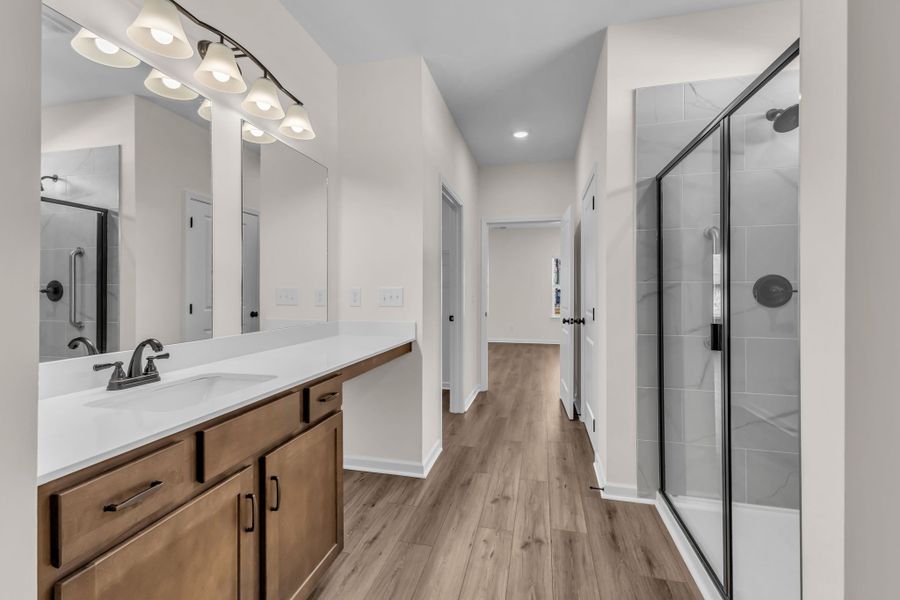 Furnished interior view inside a new home in Hampshire Hills, Columbia (Image 9).
