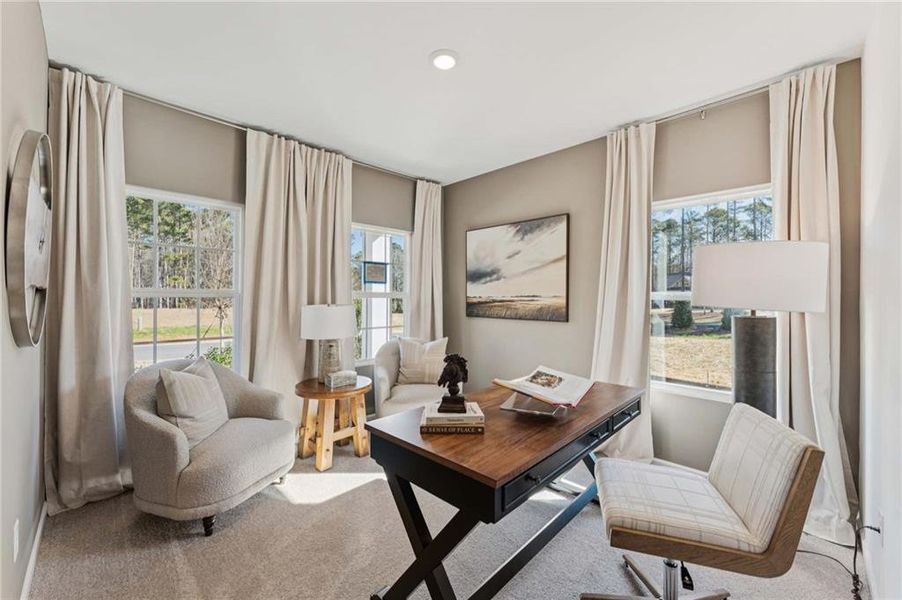 Furnished interior view inside a new home in , Dallas (Image 14).
