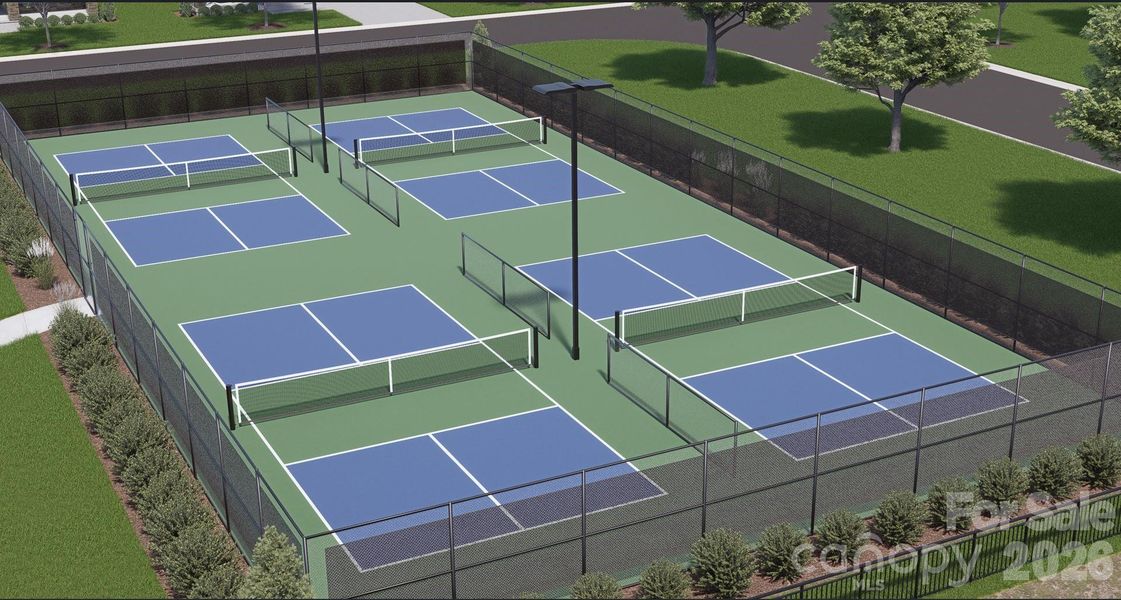 Community pickball.  Ready to serve up some fun?  Our future 2 pickleball courts are where friendly competition meets serious good times.