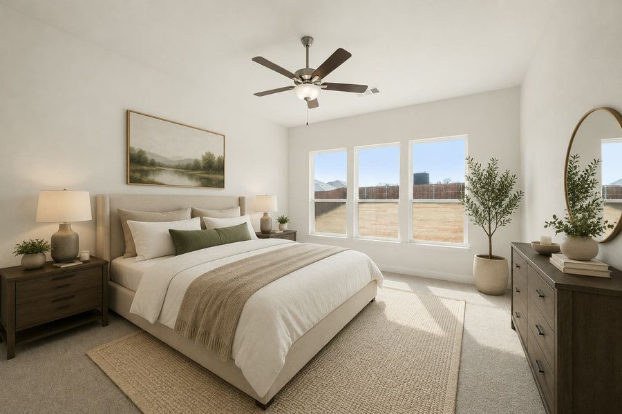 Representative furnished interior of a home built from the Cherry by Kindred Homes in Westside Preserve, Midlothian (Image 15).