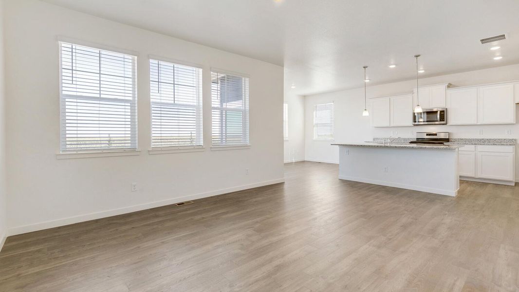 Spacious, unfurnished interior of a new home in Ridge at Johnstown, Johnstown (Image 13). Spacious, unfurnished interior of a new home in Ridge at Johnstown, Johnstown (Image 13).