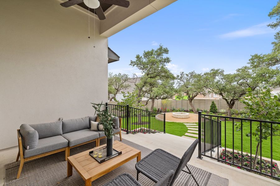 Representative exterior details of a home built from the Linden by Tri Pointe Homes in Wolf Ranch, Georgetown (Image 3).