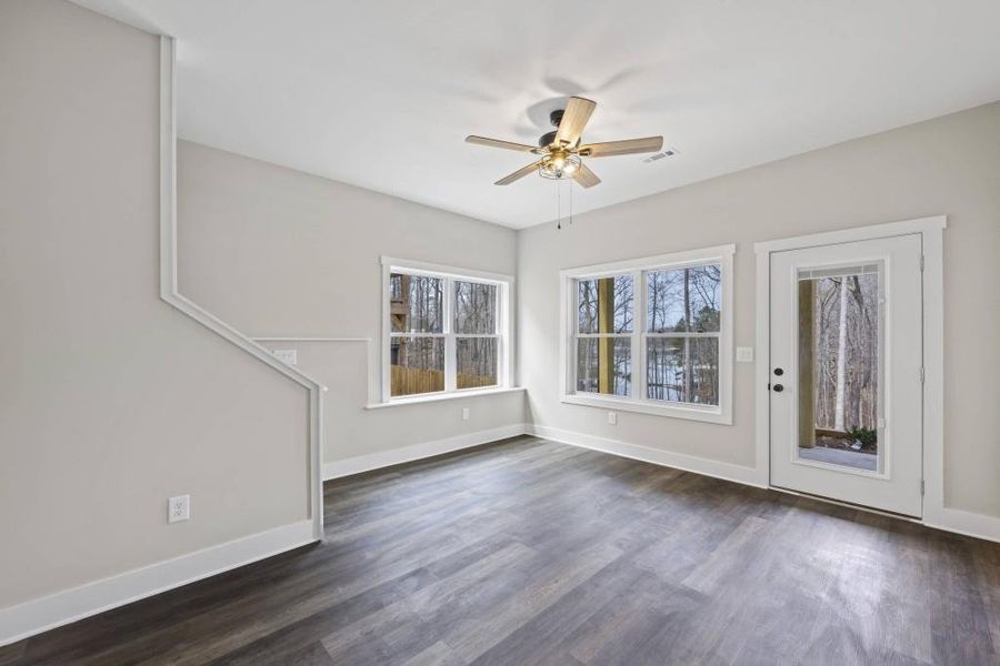 Spacious, unfurnished interior of a new home in , Lavonia (Image 33).