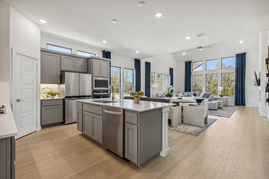 Open First Floor in the Van Gogh II home plan by Trophy Signature Homes – REPRESENTATIVE PHOTO