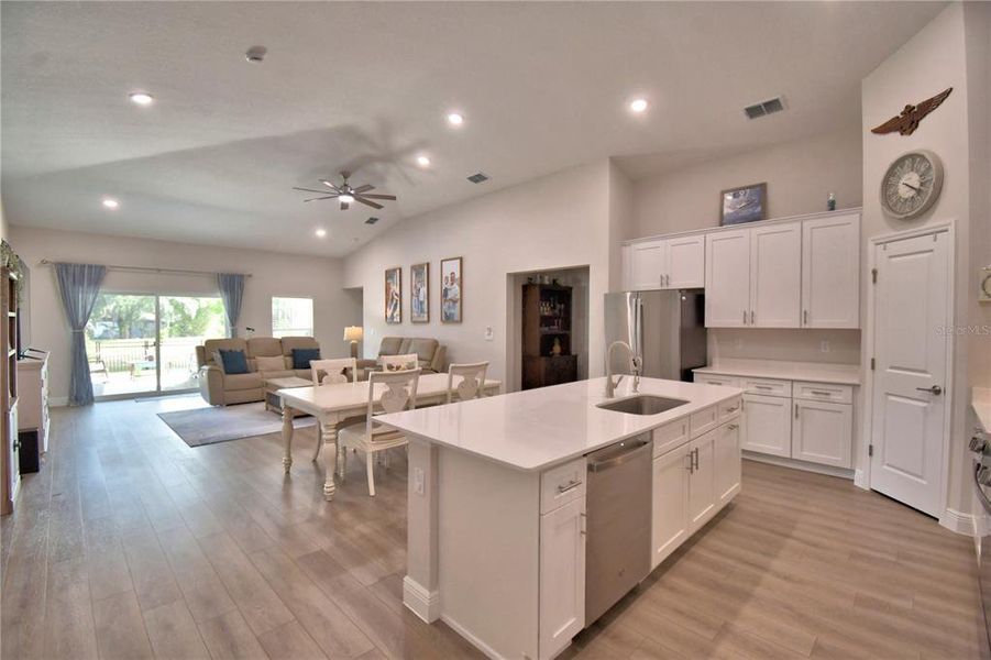 Furnished interior view inside a new home in Harmony at Lake Eloise, Winter Haven (Image 47).