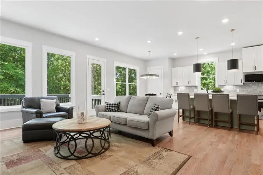 Furnished interior view inside a new home in , Canton (Image 44).