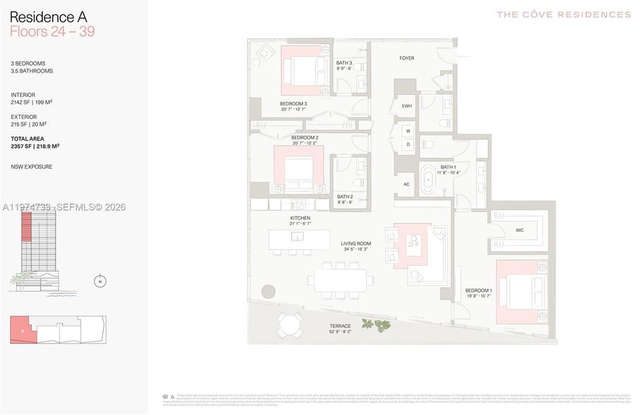 2D floor plan layout of this home in , Miami, FL (Image 5).