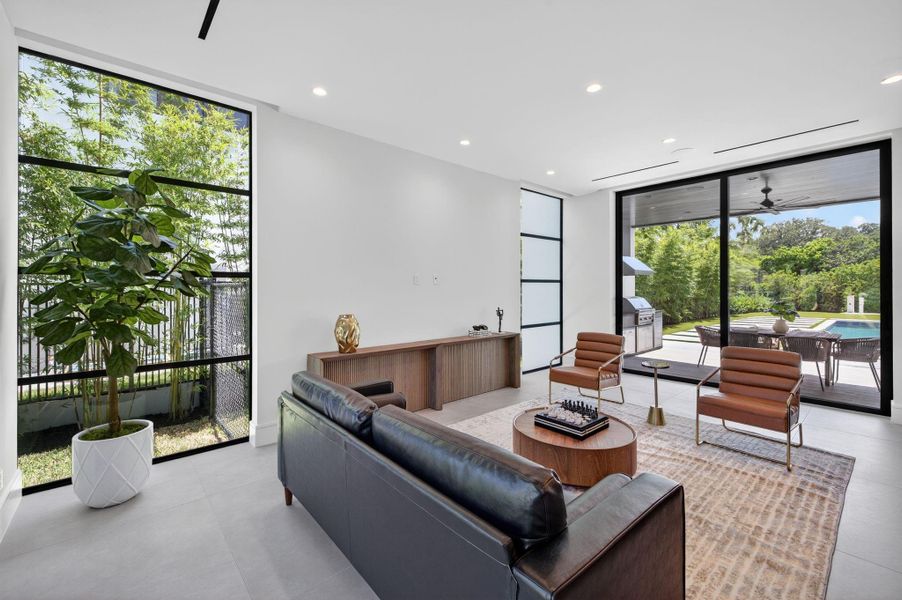 Furnished interior view inside a new home in , Fort Lauderdale (Image 41). Furnished interior view inside a new home in , Fort Lauderdale (Image 41).