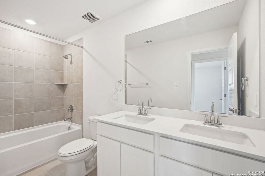 Furnished interior view inside a new home in Carmel Ranch, Schertz (Image 32).