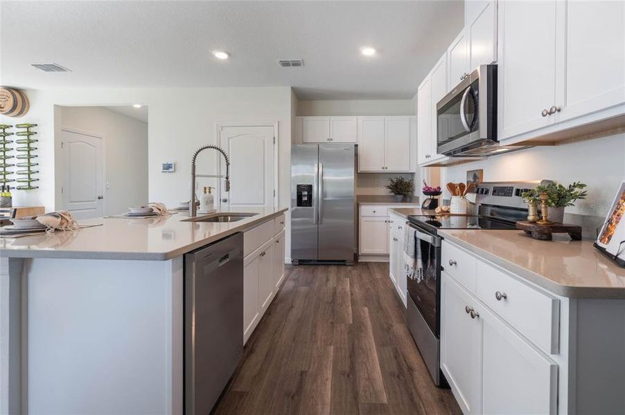 Furnished interior view inside a new home in , Haines City (Image 4).